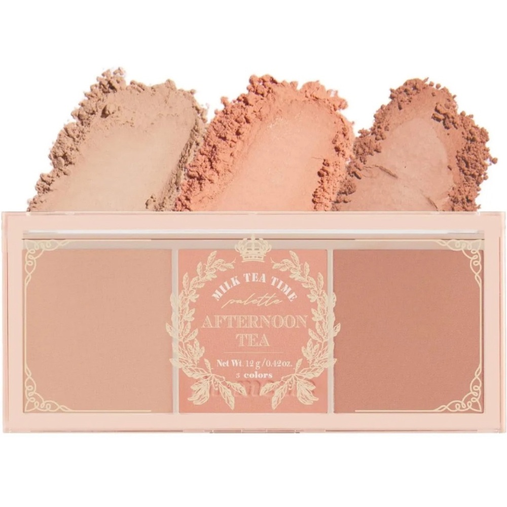 NIB, I'm Meme Palette - Afternoon Tea Blusher | Milk Tea Time, Blush for Cheek